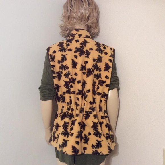 TSUNAMI Canadian-made Fleece vest autumn details Size M - Picture 10 of 12